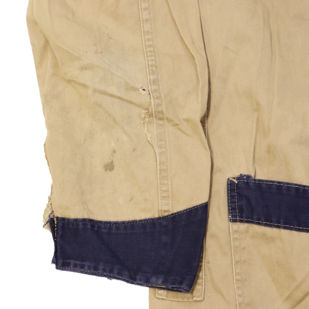 Vintage 50s Union Made Contrast Collar Chore Shop Coat Size 40 - Picture 5 of 10
